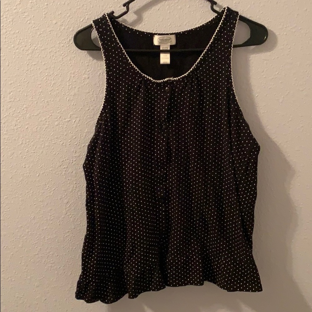 Polka dot blouse